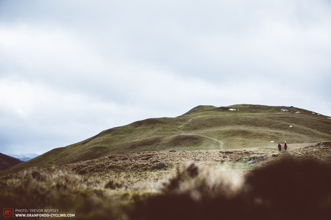 As we fell away from the bulk of Cademuir Ridge, the terrain opened and the speeds increased.