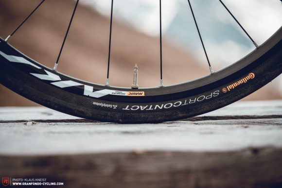 Heavy: The Mavic Aksium is by far the heaviest wheelset in the group test.