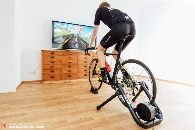 With the Wahoo KICKR and Zwift, indoor training gets a bit more exciting.