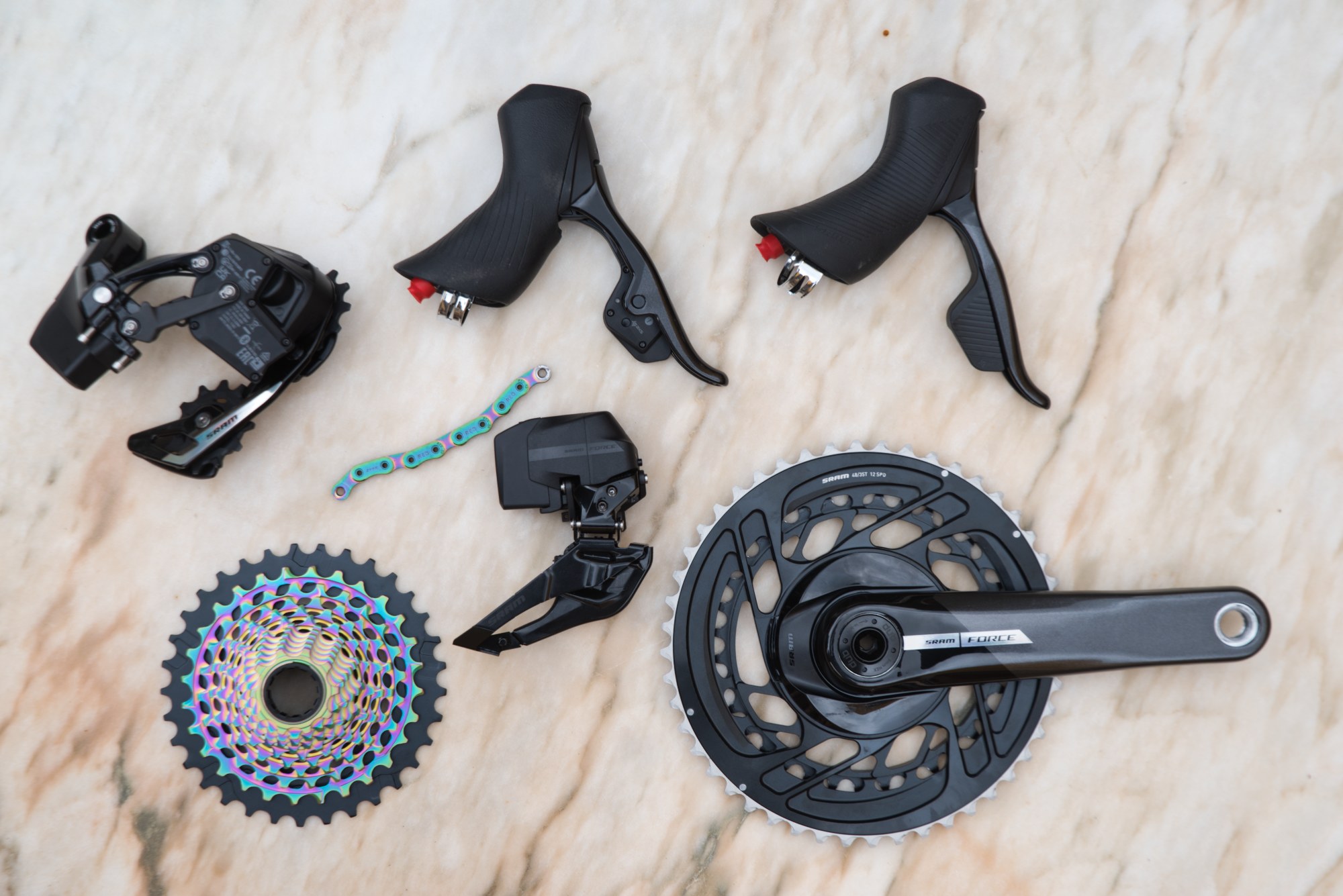 First ride review of the new SRAM Force AXS 2023 – Ooh, sparkly! does it also shine? | GRAN Cycling Magazine